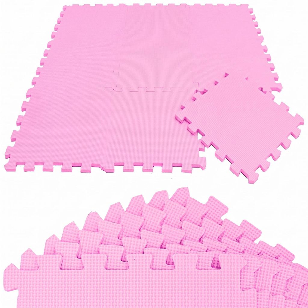 9 Teile Baby Kinder Puzzlematte ab Null - 30x30 Puzzle Spielmatte Krabbelmatte