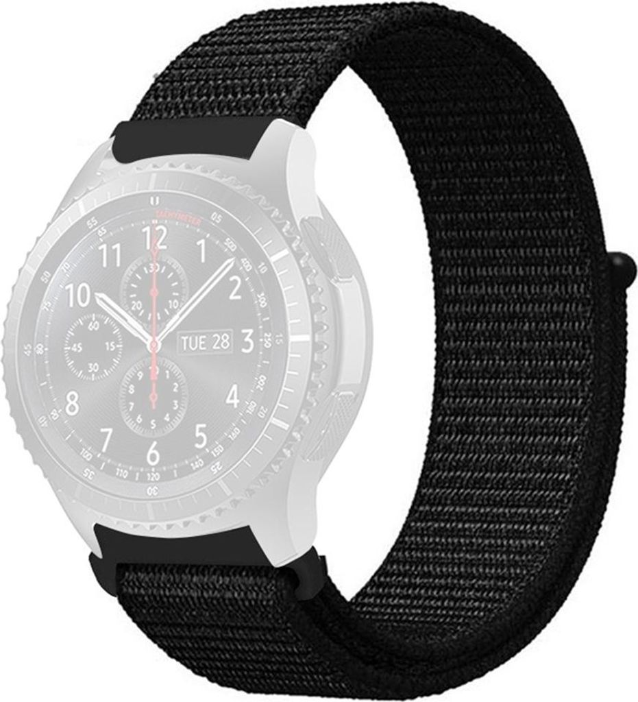 Armband für Samsung Galaxy Watch6/5/5Pro/4/3 20mm flexibel Klettverschluss Nylon