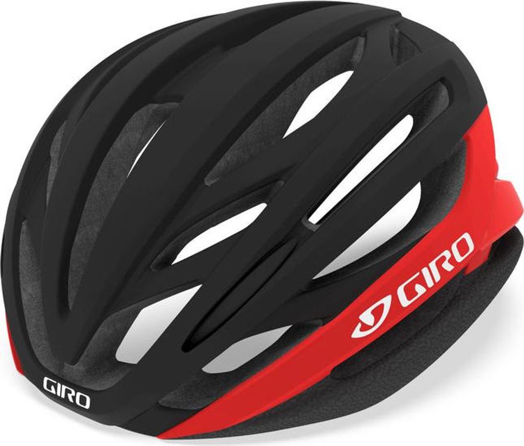 GIRO Fahrradhelm - SYNTAX MIPS - Schwarz/Rot (55–59 cm)