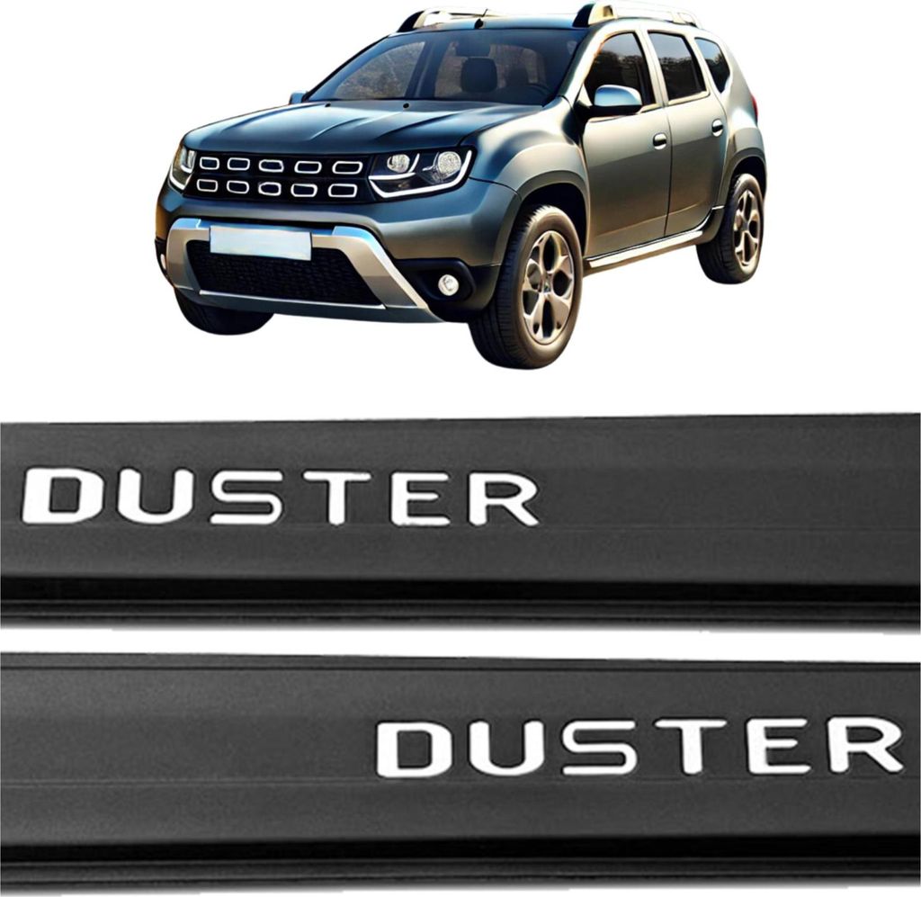 Infill Buchstaben für Dacia Duster 2018-2024 Türkappen Chrom