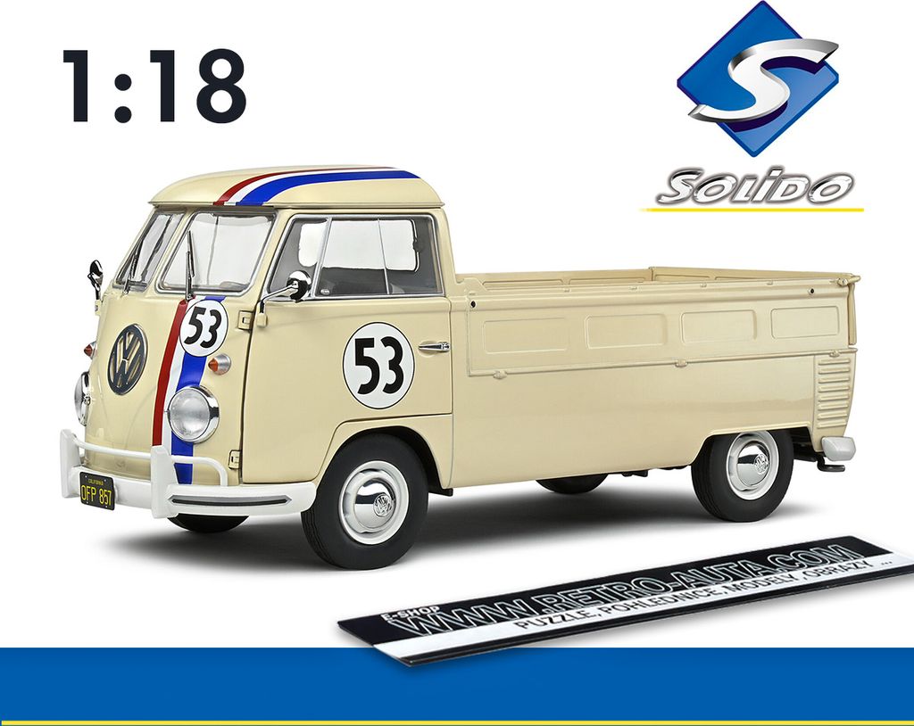 Volkswagen T1 Pick-Up (1953) Racer 53 - SOLIDO 1:18 Zdjęcie produktu 