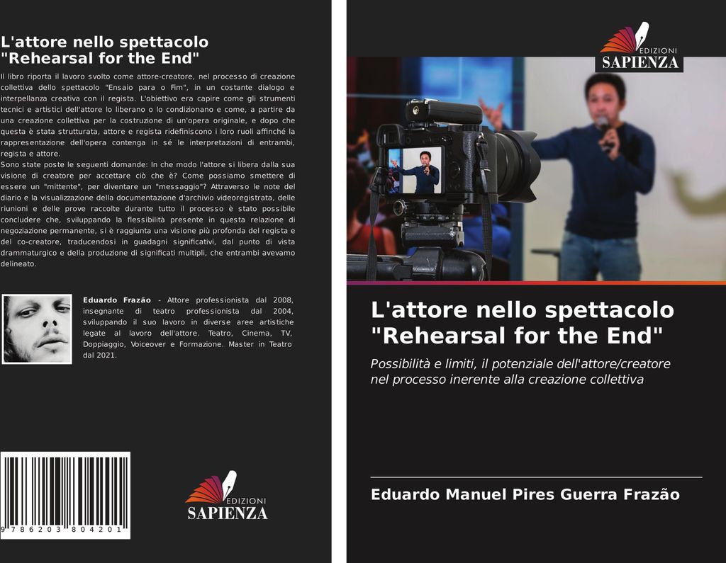 L'attore nello spettacolo "Rehearsal for the End"