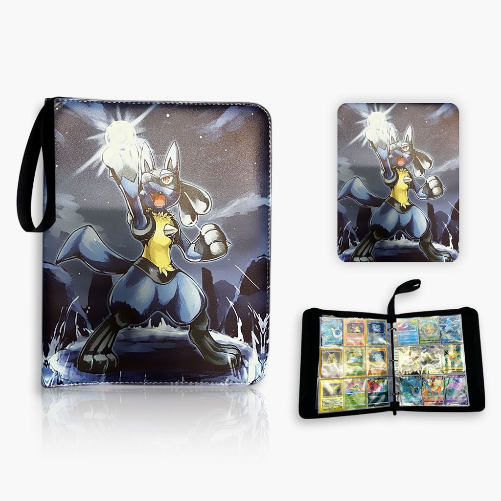 Pokemon Schwarze Blitze Zekrom Sammelalbum - 9-Pocket Für 360 Karten, Black Bolt Design