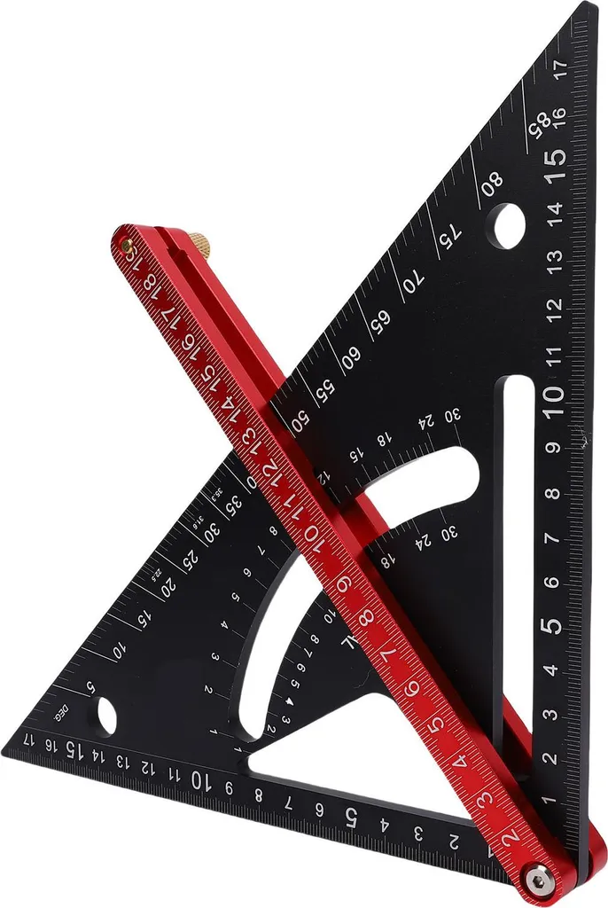 Équerre de menuisier bidirectionnelle réglable en aluminium robuste - 2