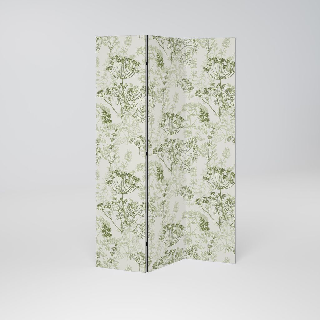 SpaceRebels Paravent Raumteiler - 3-teilig Raumtrenner, Druck 2-Seite - Raumtrenner - Trennwand Wohnung - Room Divider - Spanische Wand Deko Modern...