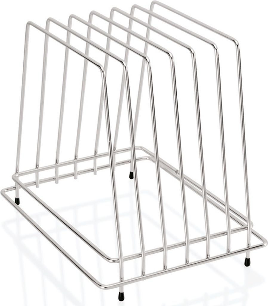 2x Schneidbretthalter für je 6 Schneidbretter 2,5 cm Chromnickelstahl