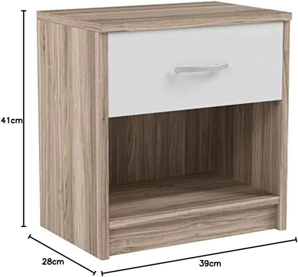 Table de nuit étroite pour optimiser l'espace de rangement lit Pepe - 2