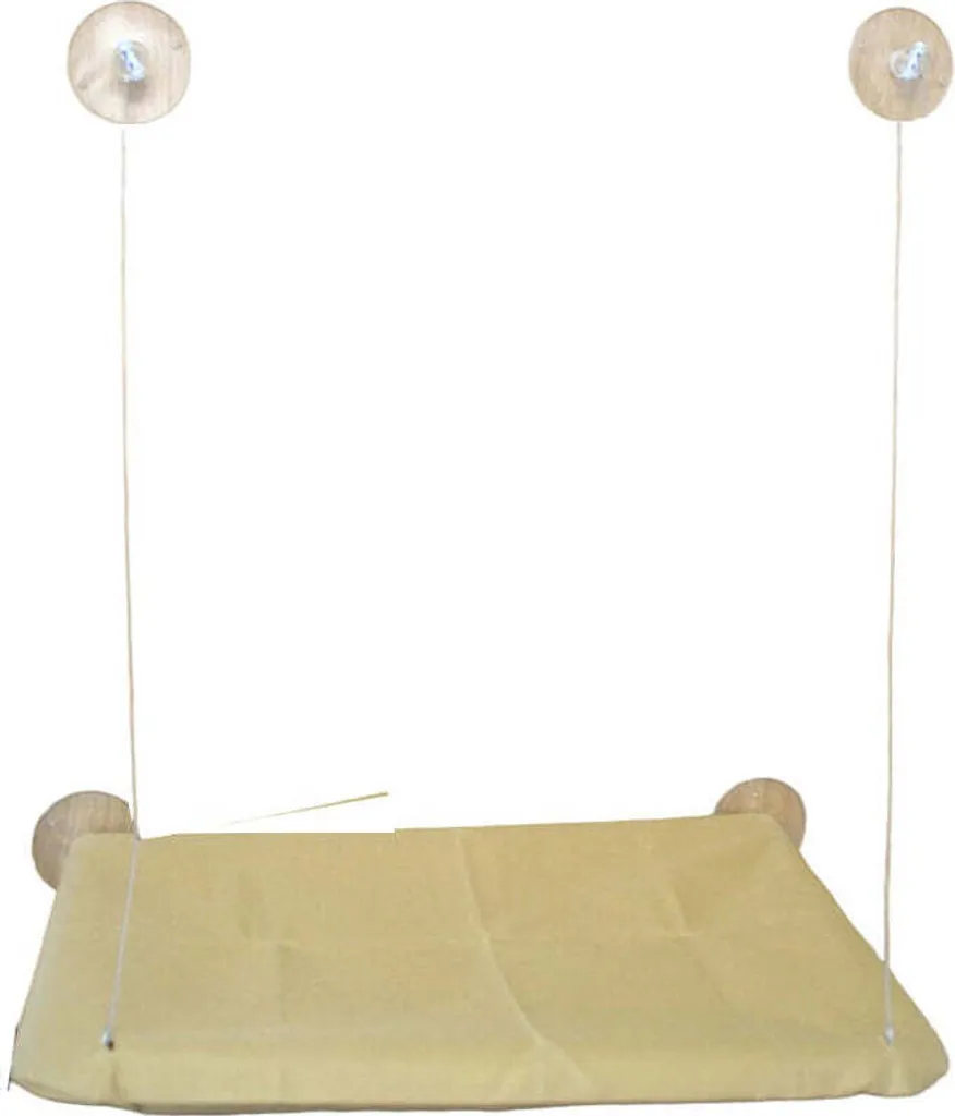 Amaca per Gatti sulla Finestra - Riduce lo Stress - Marrone e Robusta