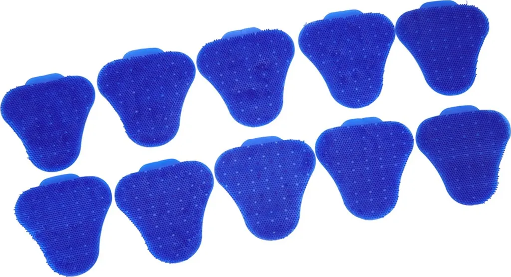 10 Écrans d'Urinoir Parfumés Bleus Anti-Éclaboussures pour Sanitaires