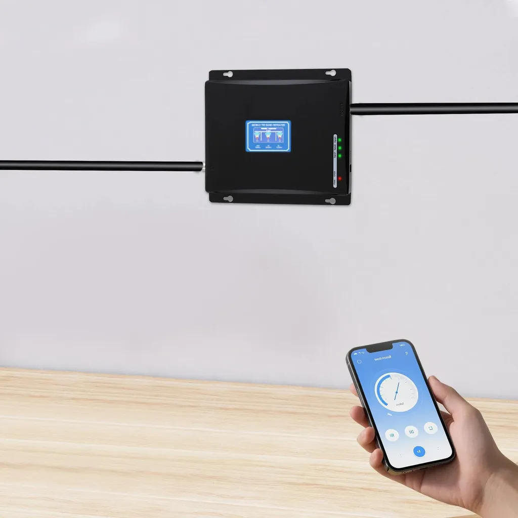 Répéteur de réseau mobile 4G et 3G tri-bande 12V pour maison et bureau