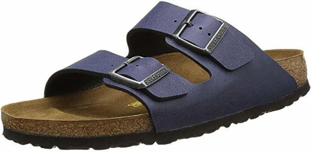 Birkenstock Arizona pull up navy Birko-Flor, Farbe:blau, Größe:38, Weite:Schmal