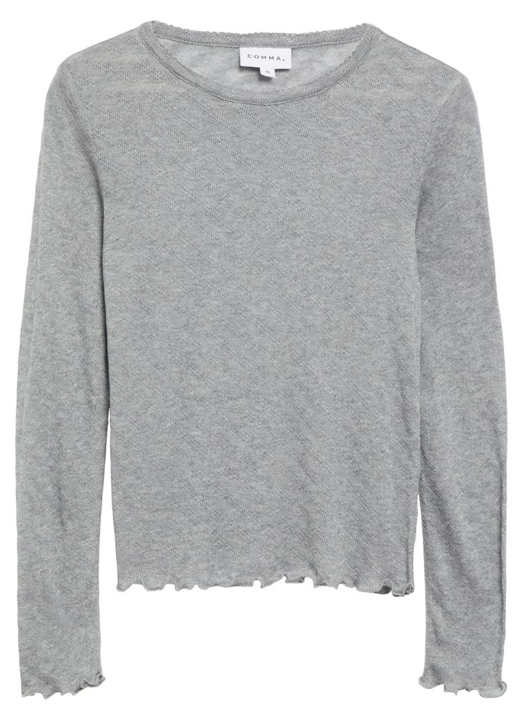 Comma T-Shirt GREY/BLACK 36 Produktbild 