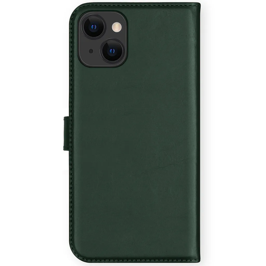 Idea Regalo: Custodia Selencia iPhone 13 Mini in Vera Pelle Verde - 2