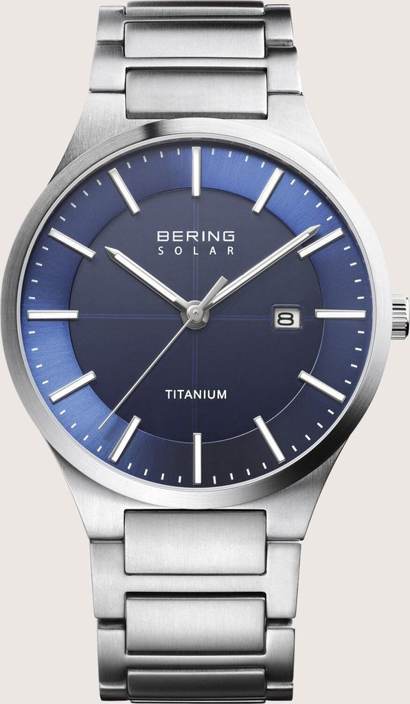 BERING / Watch / Titanium/ Men 15239-777 ZB blau