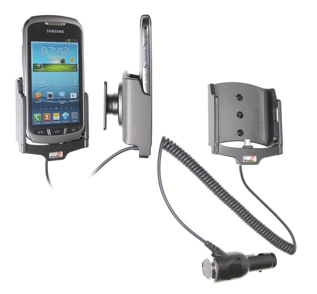 Brodit Gerätehalter 512507 mit Ladefunktion - für Smartphones - Samsung Galaxy Xcover 2, Samsung S7710