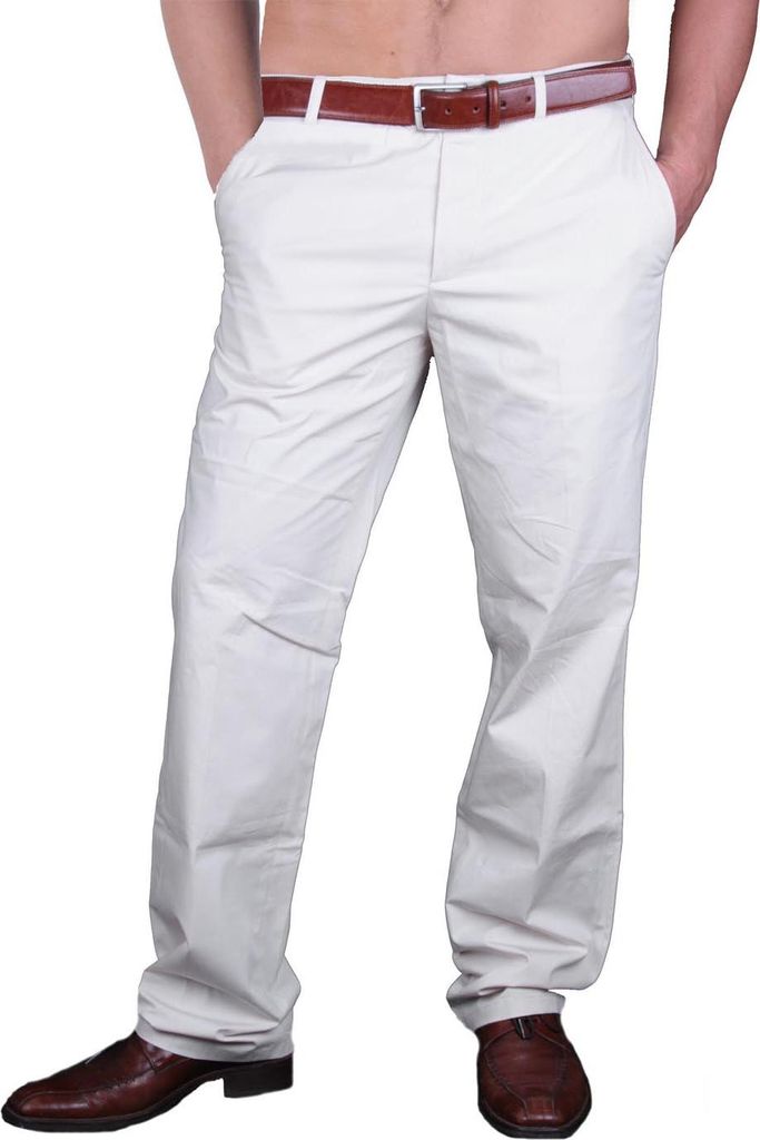 Prada Herren Hose; Businesshose Weiß W32/L34#74