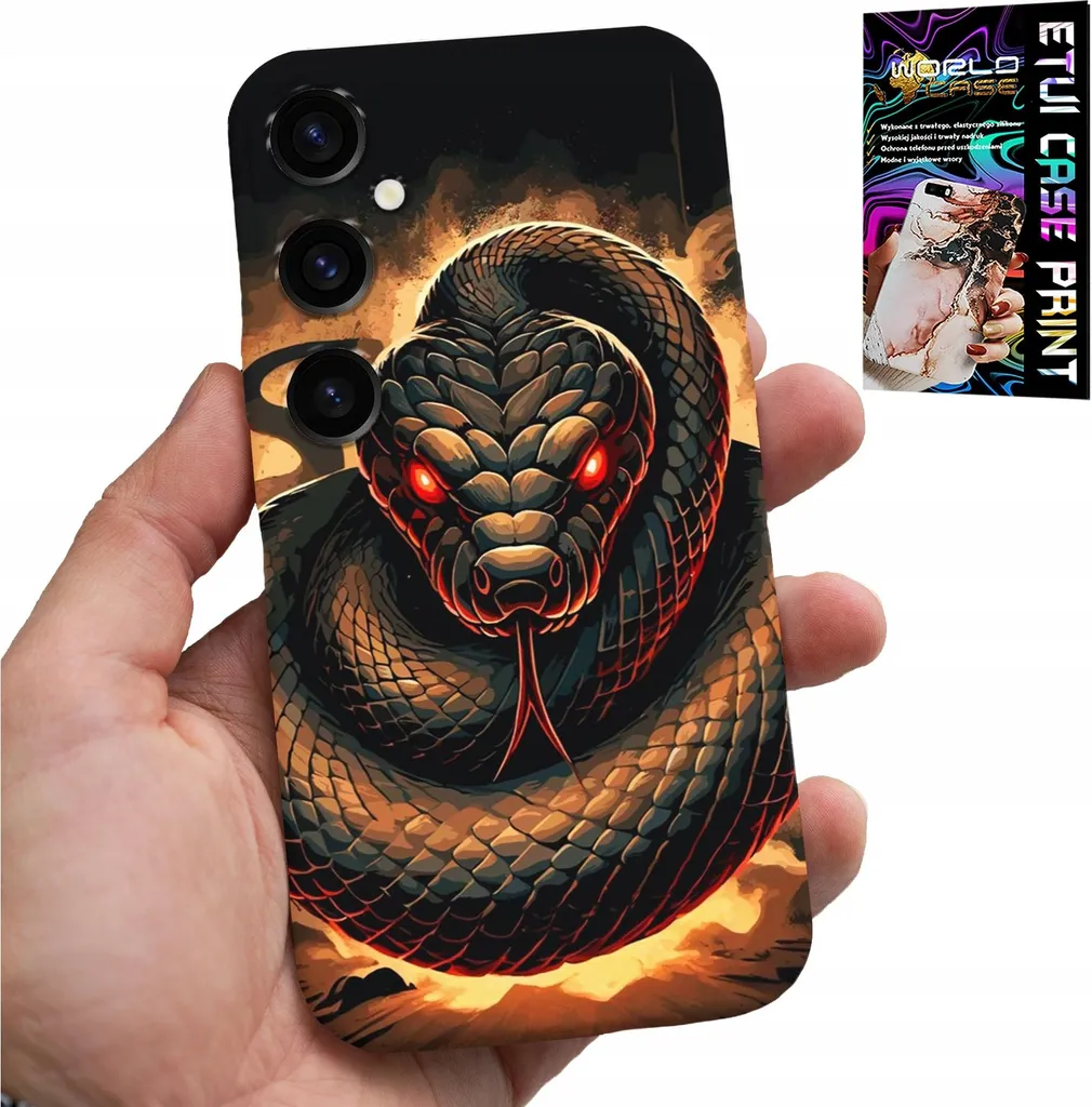 Kit Cover Samsung A25 5G Serpente a Sonagli + Vetro Omaggio