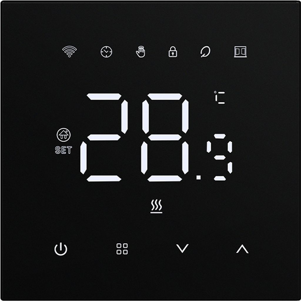 INF Smartes WLAN-Thermostat für elektrische Fußbodenheizung