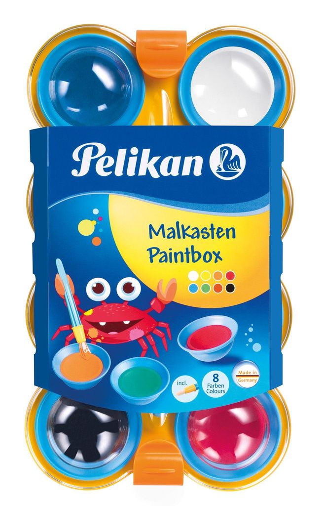 Scatola di colori opachi Pelikan mini-friends® con 8 colori Immagine del prodotto 