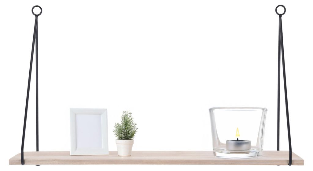 Home Styling Collection Holzregal Wandregal Schweberegal im Produktbild 