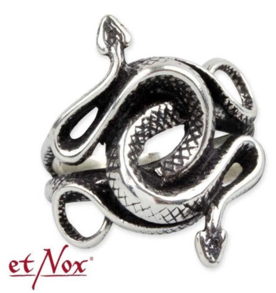 Ring Schlangen: Gothic Ring aus Edelstahl 62 (19.7 mm Ø) Produktbild 