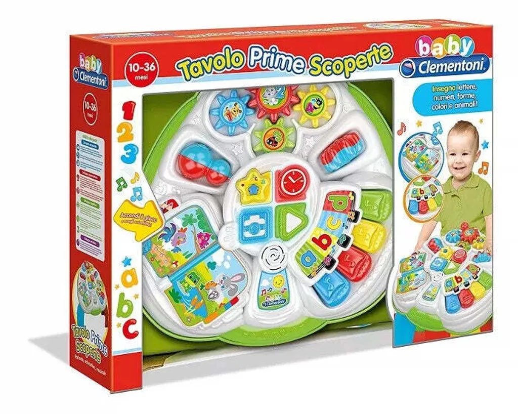 Éveil Bébé : La Table Clementoni First Discoveries Contre l'Ennui