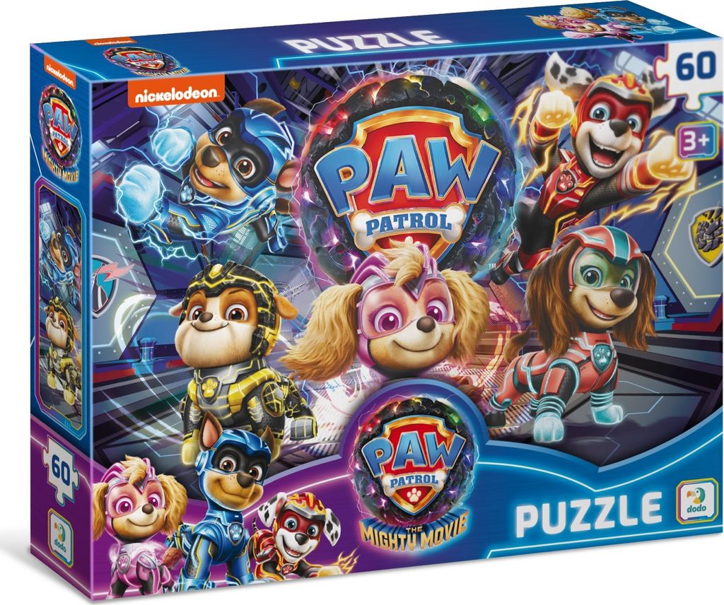 DODO Puzzle Paw Patrol: The Mighty Movie 60 Teile