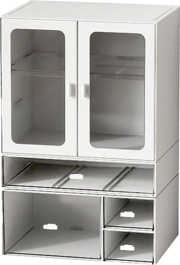Organizer Tazze per Ufficio INF | Porta Tazzine con Ante Magnetiche