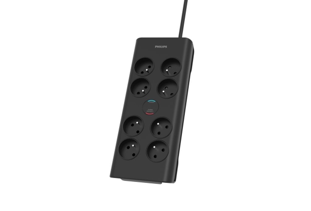 Přepěťová ochrana Philips SPN7080BA/60, černá, 2m Obrázek produktu 