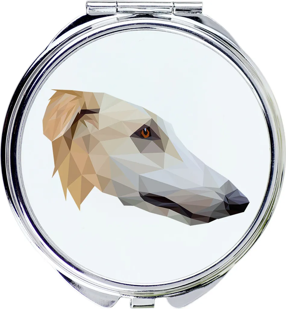 Specchio Barzaia Levriero Russo Art-Dog | Decorazione Casa Luxury