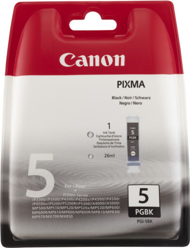 Canon PGI-5BK Original Tinte schwarz Produktbild 