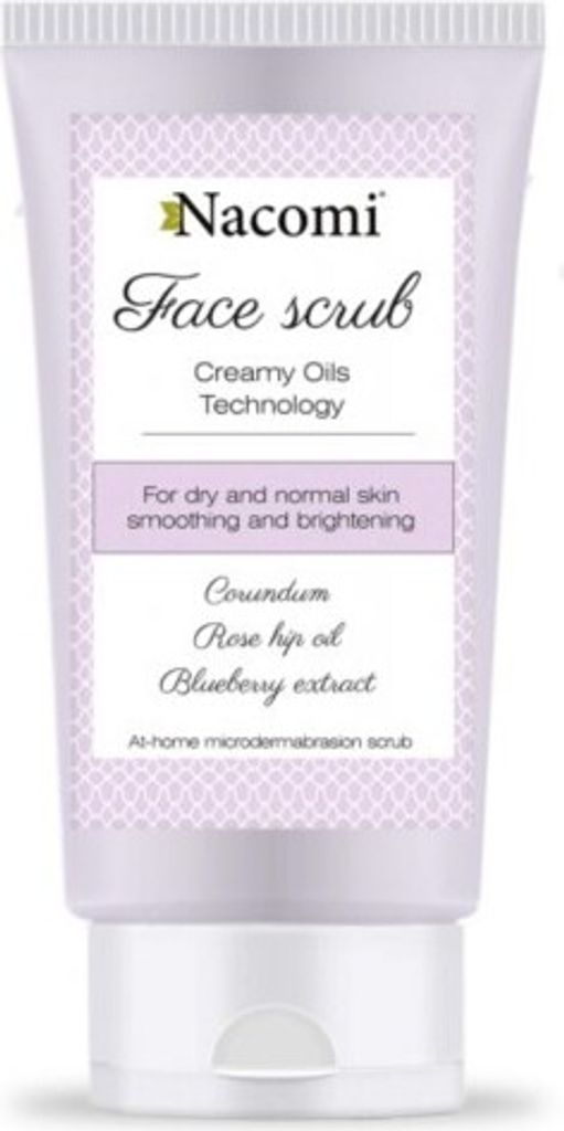 Nacomi Natural Smooth and Brightening Face Scrub 85ml