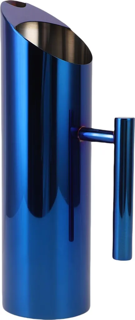 Récipient à boissons 1,5L inox bleu idéal pour thé glacé et jus frais