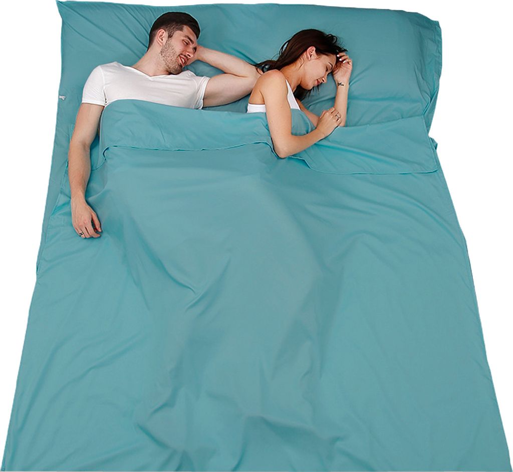 CANDeal 180x210cm Einzelperson Ultraleicht Schlafsack Reiseschlafsack Futter für Hotel Berghütten Jugendherbergen Trekking Outdoor Reisen Mumiens...