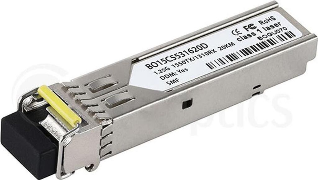 BlueOptics SFP-GE20KT15R13, Faseroptik, 1250 Mbit/s, SFP, LC, 20000 m, 1550 nm