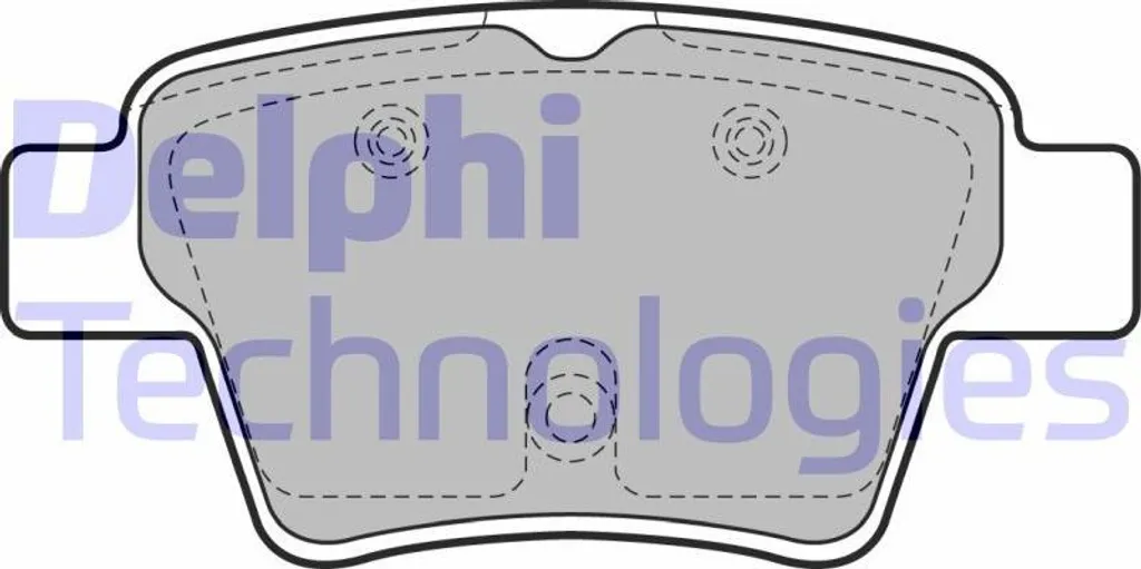 Plaquettes de frein Delphi LP1926 OE 1611457280 pour Peugeot 307 et 207