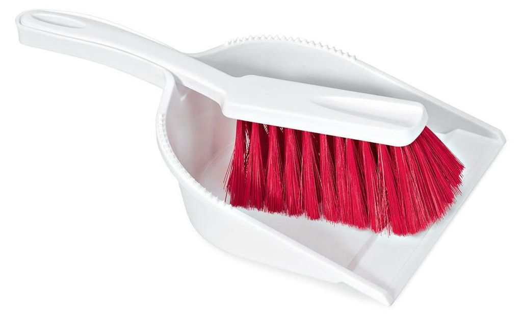 Nölle Profi Brush HACCP Kehrgarnitur rot, weiche 0,25 mm Borsten | 1 Stück