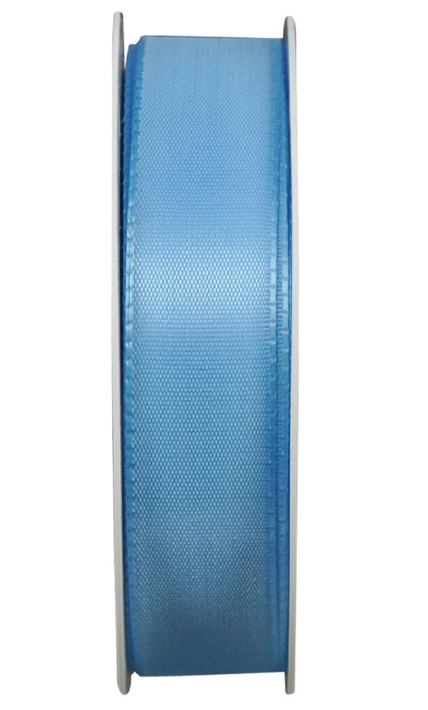 Taftband I Breite:25 mm I Länge:50 Meter I blau I Geschenkband I Germany - 0,27 € pro Meter
