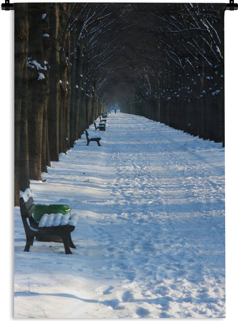 MuchoWow Wandteppich Wandbehang Parken in Hannover 60x90 cm Tapisserie Dekoration Wandtuch - Foto-Teppich - Abwaschbar