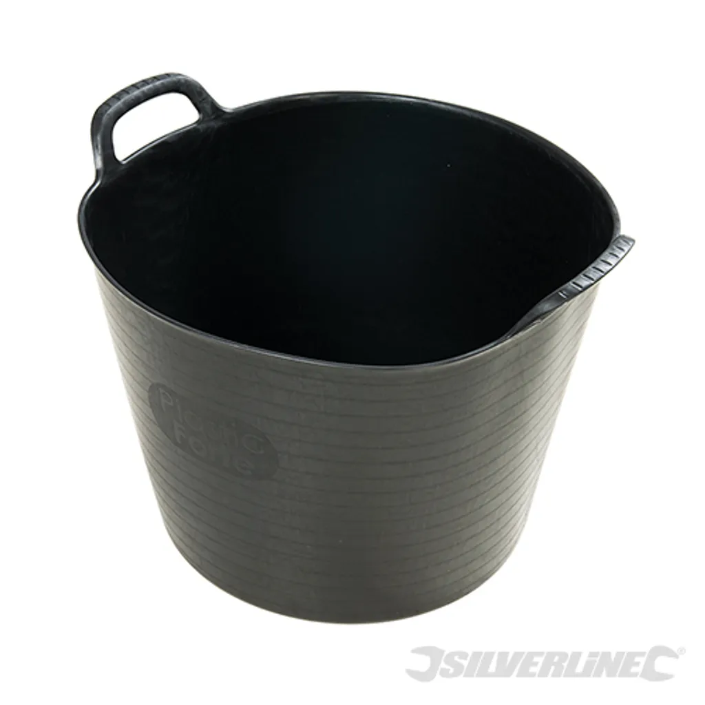 Auge de chantier flexible multi-usages - Panier souple 25L Silverline
