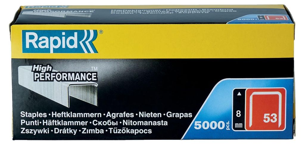 Isaberg Rapid Heftklammer 53 / 08 L 004 Pack = 5000 Stück Produktbild 