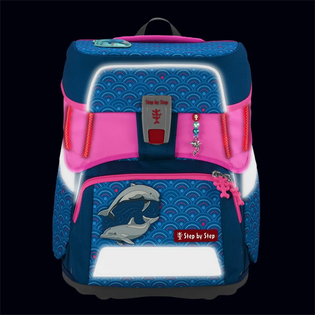 Pull-over Neon Pink Step by Step : Sécurité et Style pour Cartables - 5