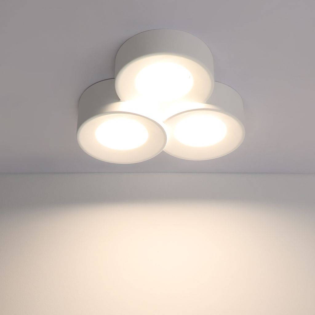 ZMH lampa sufitowa natynkowa reflektor natynkowy biały Zdjęcie produktu 