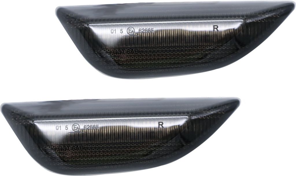 2x LED Seitenblinker Blinker in Schwarz Smoke SET für Opel Mokka / Mokka X /