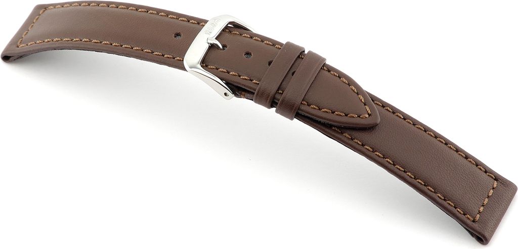 Happel Lederband Laguna 18 mm mokka Wasserdicht