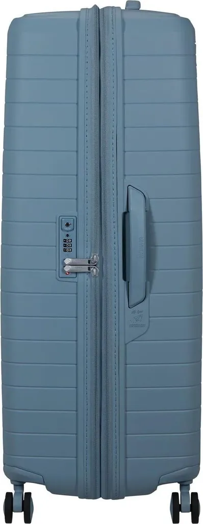 Grande Valise Rigide Extensible 83cm Spinner Fastforward Bleu Clair TSA - 3