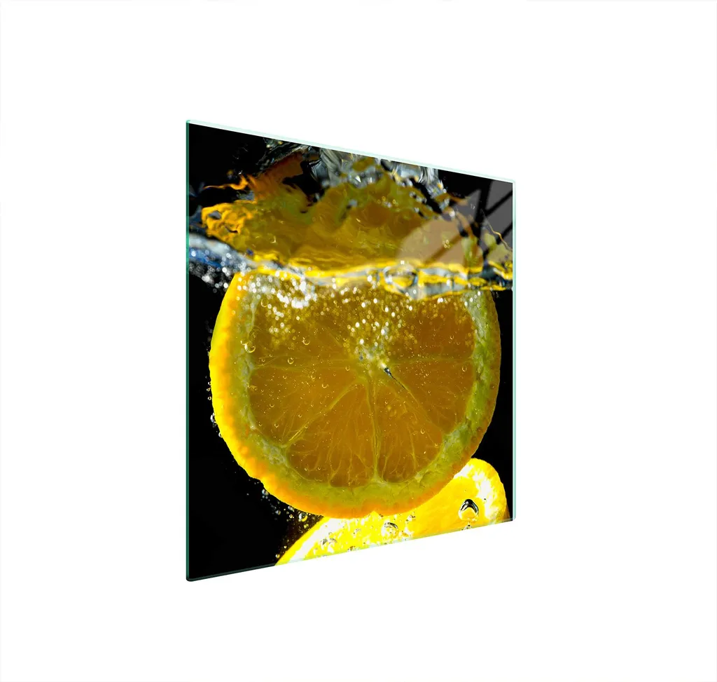 Copri Piano Cottura Vetro 50x52 Limone | Protezione Induzione e Gas