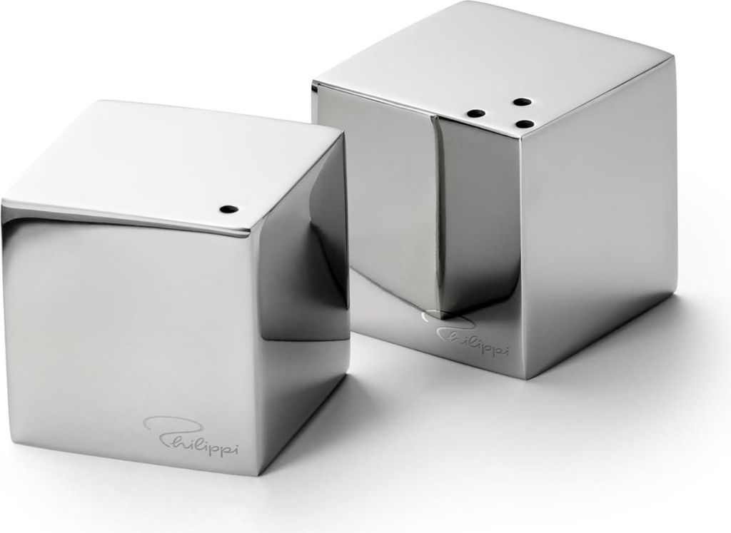 PHILIPPI CUBE, set de 2 pots à sel et à poivre, design Image du produit 