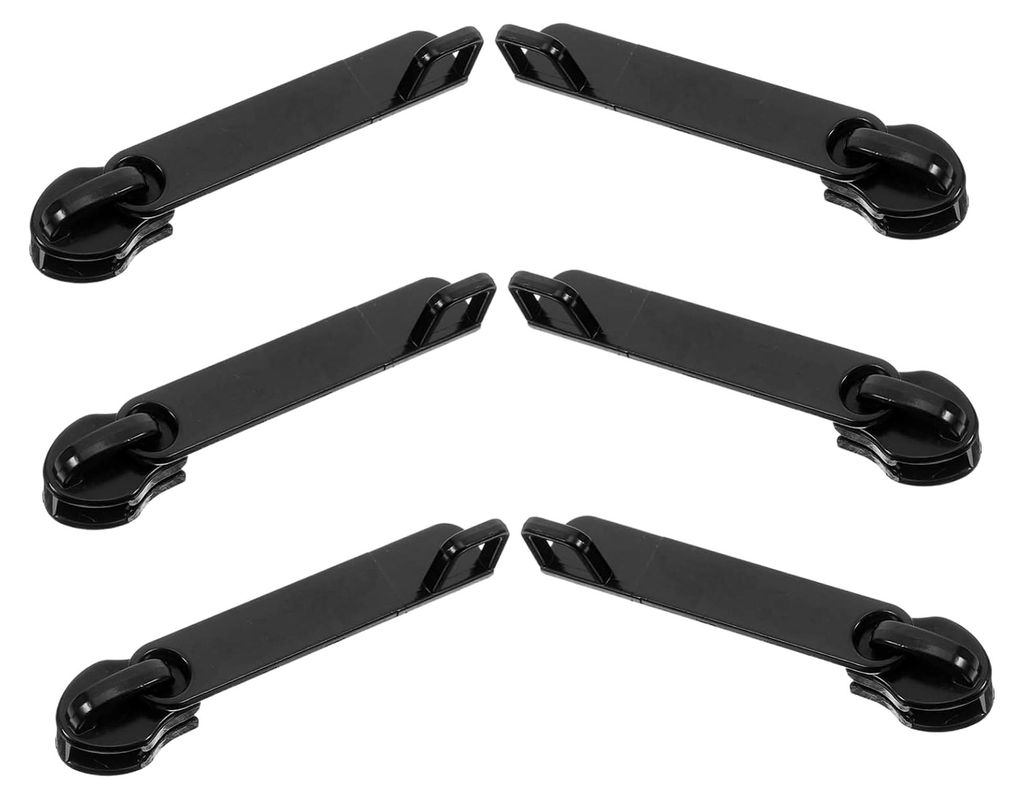 6-teiliges Zipper Reparaturset für Jacken und Gepäck, schwere Ausführung, langlebiger Reißverschluss-Ersatzgriff, schnell und einfach zu wechse...