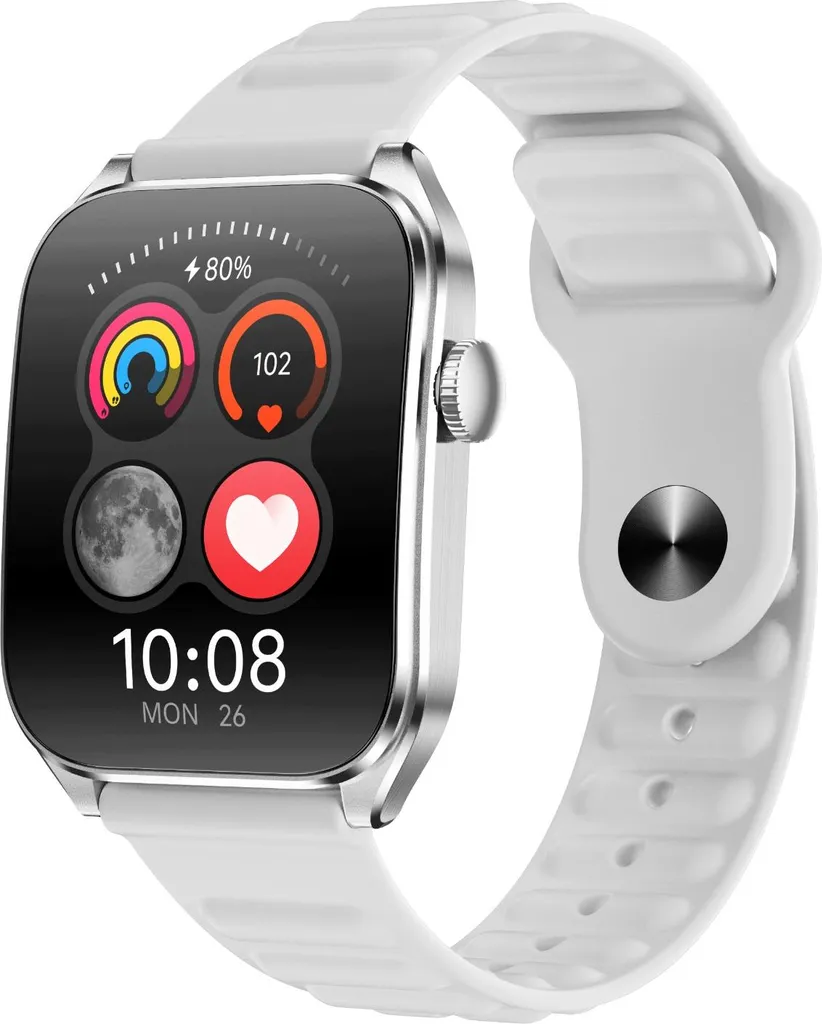 Smartwatch INF AMOLED 1.93" Argento: Chiamate Bluetooth e App GloryFit - 7